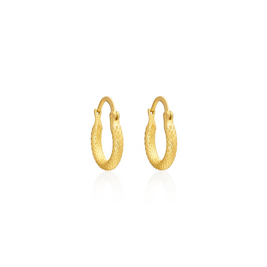 [PRE-ORDER] Medusa Gold Snake Scale Hoops