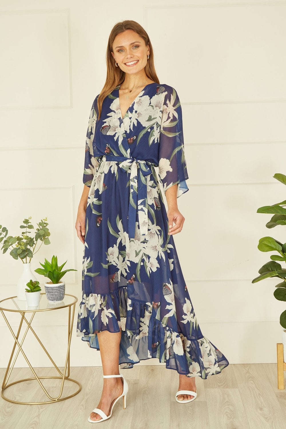 long sleeve dip hem dress Dip Hem Feathered Dress Blank Boutique Riyadh