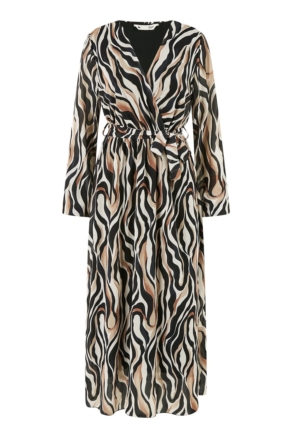 brown and white swirl dress Carley Brown Halter Mini Dress