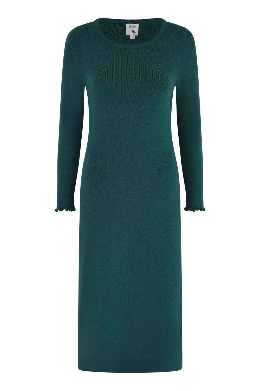 lace up knit sweater dress Fitted Knit Sweater Dress with Zip-Up Collar main image 1